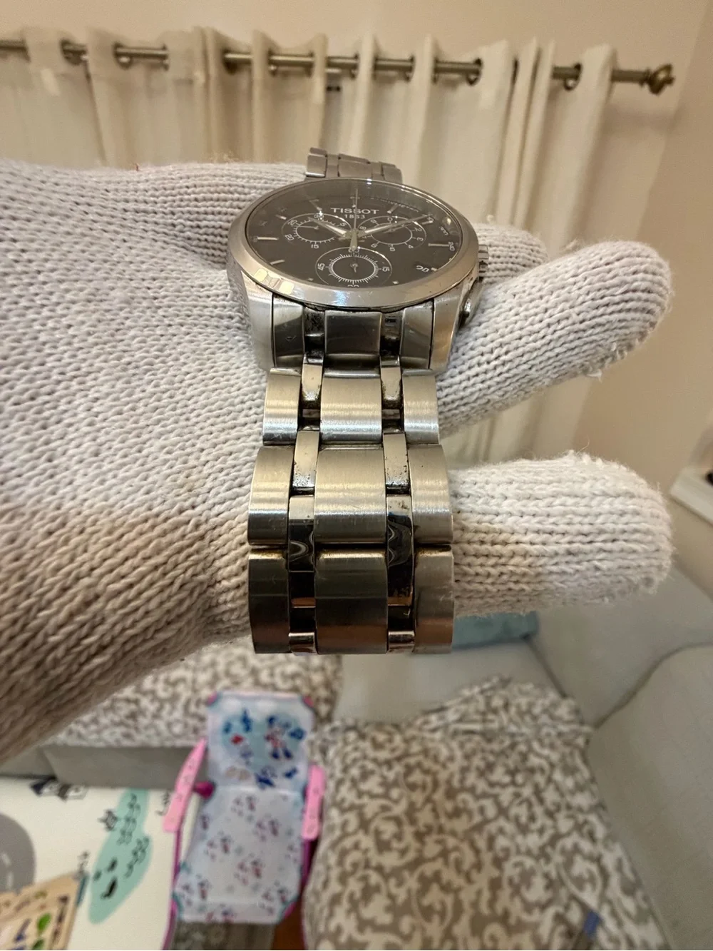 Tissot Couturier Chronograph T035617 A Men's Quartz Watch - Stainless Steel